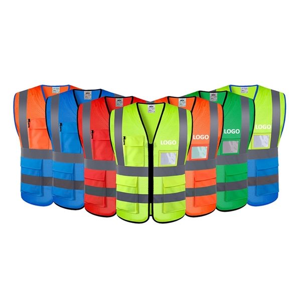 Mesh Safety Reflective Vests - Image 1
