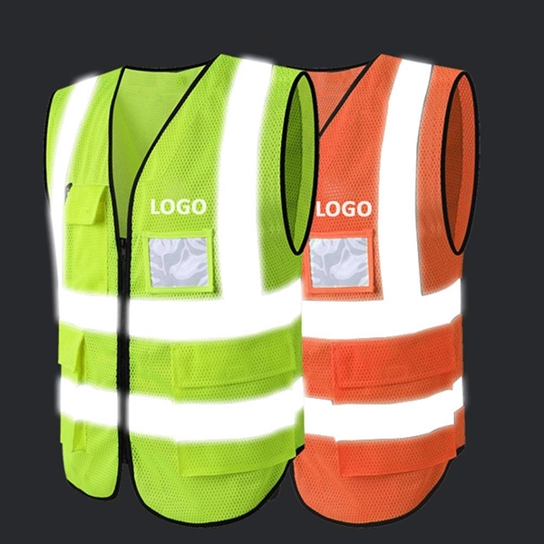 Mesh Safety Reflective Vests - Image 2