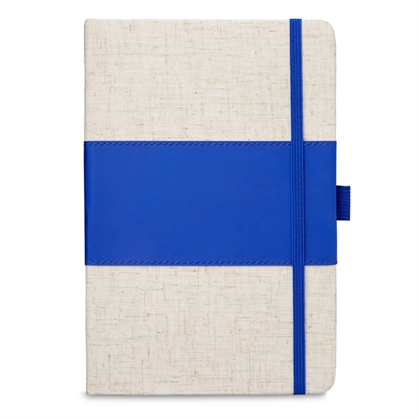 5x7 Soft Cover PU & Heathered Fabric Journal - Image 3