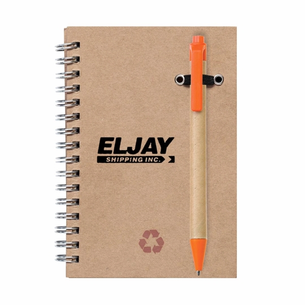 Recycled Notebook/Pen Combo - 5"x7" - Image 16