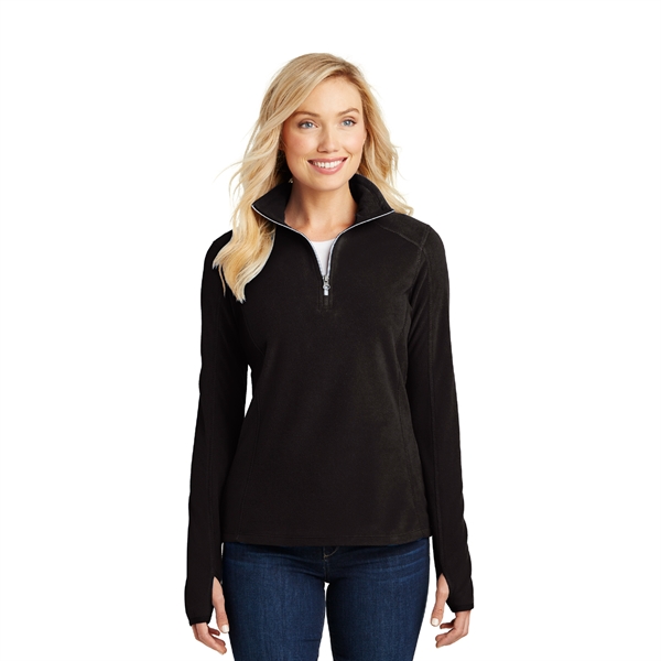 Port Authority® Ladies Microfleece 1/2-Zip Pullover - Image 7