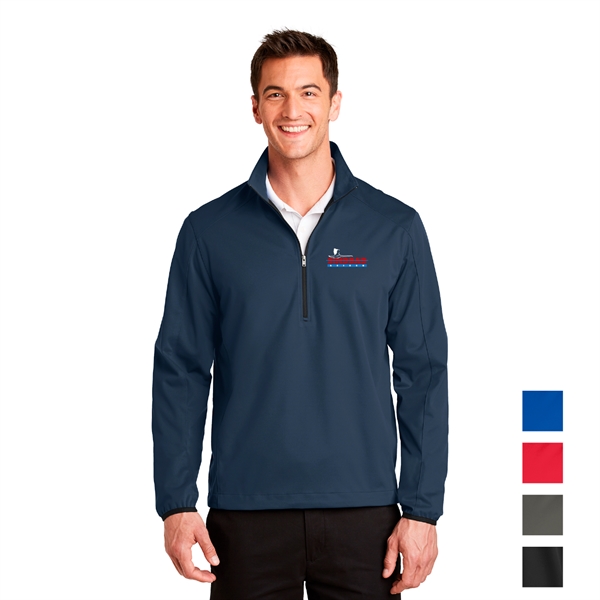 Port Authority® Active 1/2-Zip Soft Shell Jacket - Image 1