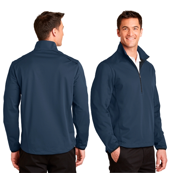 Port Authority® Active 1/2-Zip Soft Shell Jacket - Image 2
