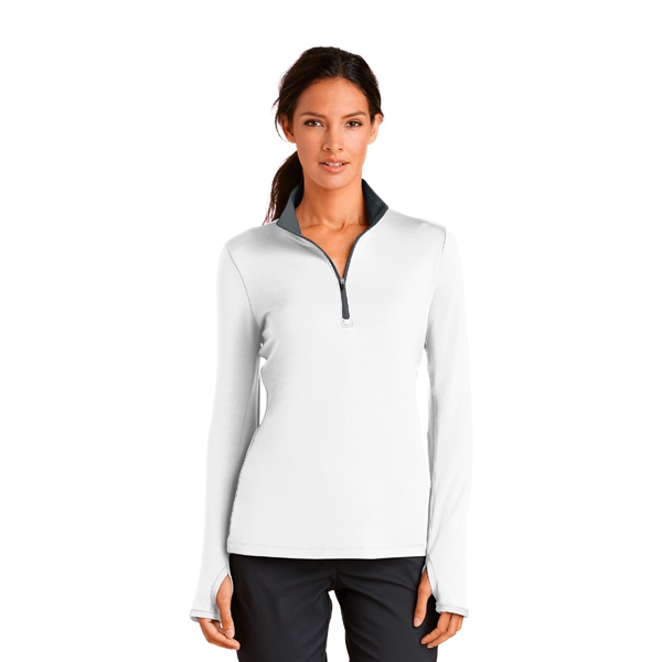 Nike Ladies Dri-FIT Stretch 1/2-Zip Cover-Up - Image 4