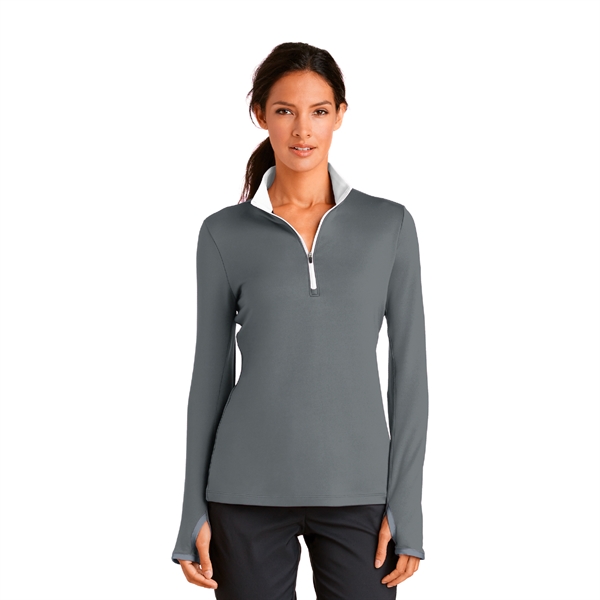 Nike Ladies Dri-FIT Stretch 1/2-Zip Cover-Up - Image 5