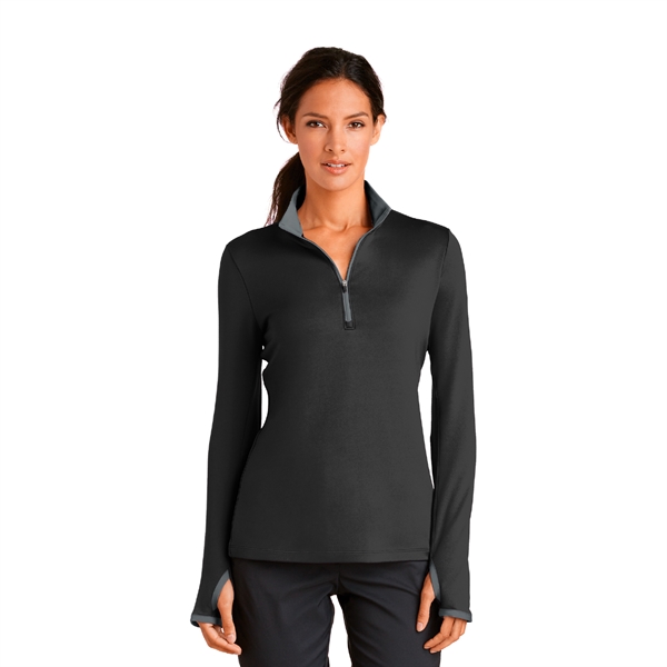 Nike Ladies Dri-FIT Stretch 1/2-Zip Cover-Up - Image 6