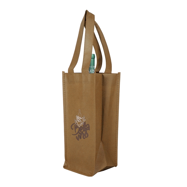 Hospitality Non-Woven One Bottle Wine Bags - Image 1