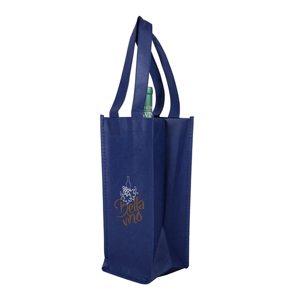 Hospitality Non-Woven One Bottle Wine Bags - Image 3
