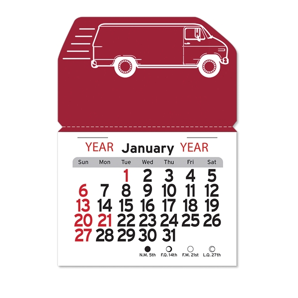 Delivery Van Peel-N-Stick® Calendar - Image 28