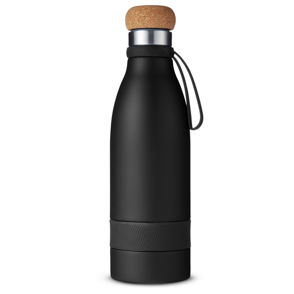 19 oz. Double Wall Vacuum Bottle with Cork Lid - Image 2