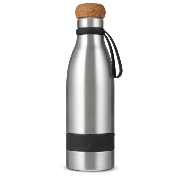 19 oz. Double Wall Vacuum Bottle with Cork Lid - Image 4