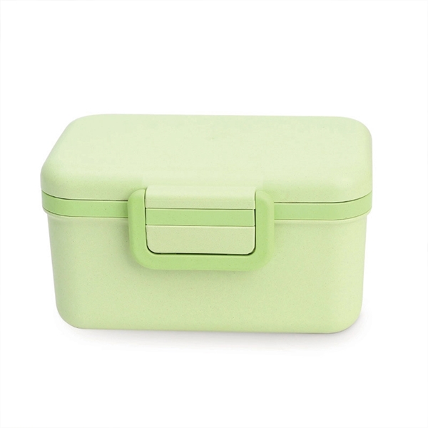 Fiber Lunch Box Double - Layer Lunch Box - Image 1