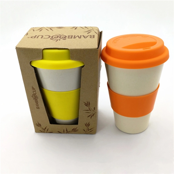 Bamboo Fiber Travel Coffee Cup - Image 2