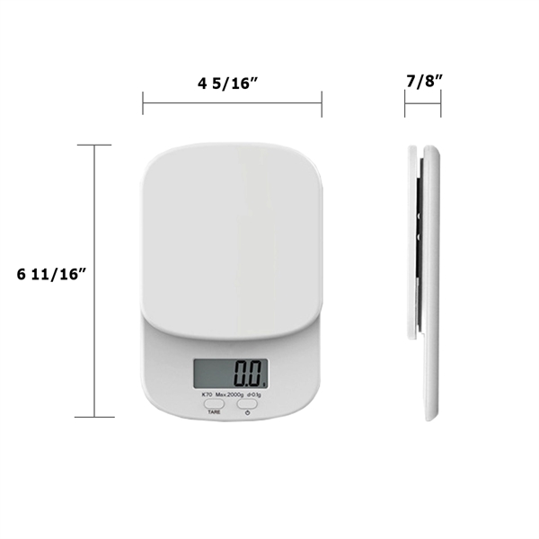Digital Kitchen Food Scale Weight Scale 2kg - Image 3