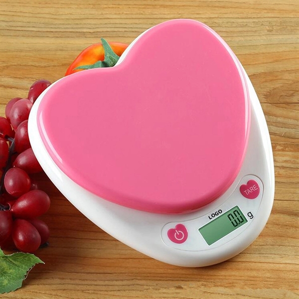 Heart Shape Digital Kitchen Food Scale 3kg - Image 2