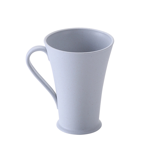 12Oz Wheat Fiber Cup With Handle - Image 1