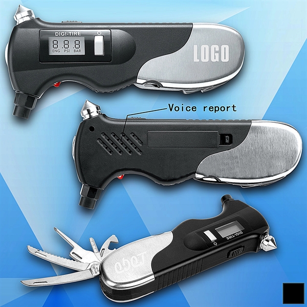 Multifunctional Tire Gauge With Voice Report