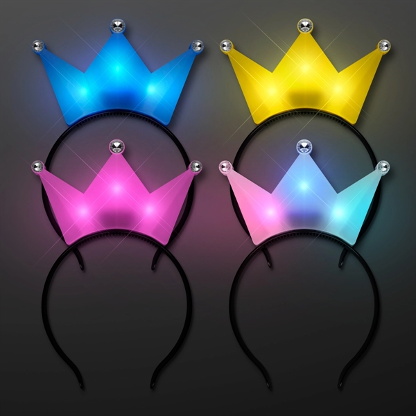 LED Crown Tiara Headbands, Princess Party Favors - Image 11