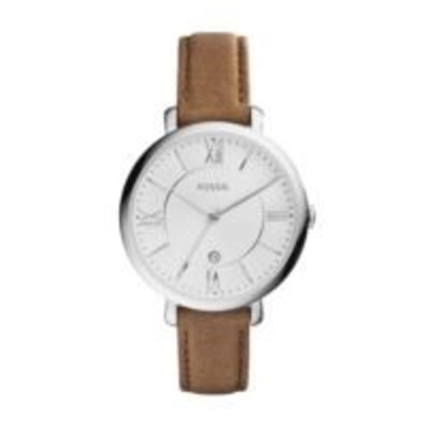 Fossil Ladies Jacqueline Brown Leather Strap Watch