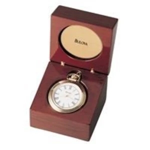 Bulova Ashton Table Top Clock & Pocket Watch