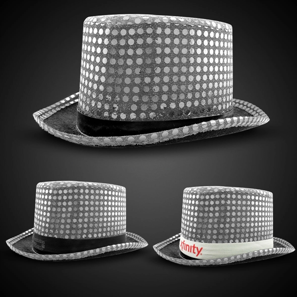 Sequin Top Hat-Imprintable Bands Available - Image 4
