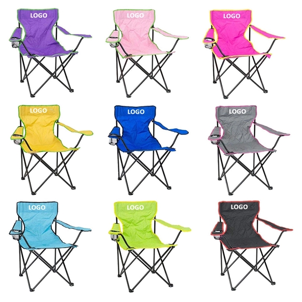Foldable Outdoor Camping Beach Chair  With Carrying Bag - Image 1