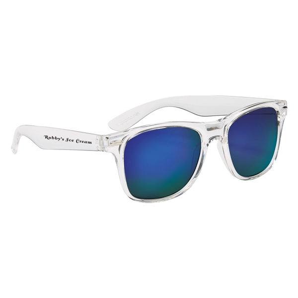 Crystalline Mirrored Malibu Sunglasses - Image 2