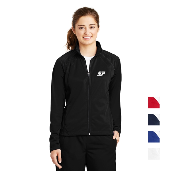 Sport-Tek® Ladies Tricot Track Jacket - Image 1