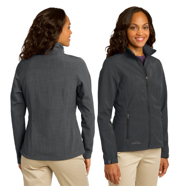 Eddie Bauer® Ladies Shaded Crosshatch Soft Shell Jacket - Image 2