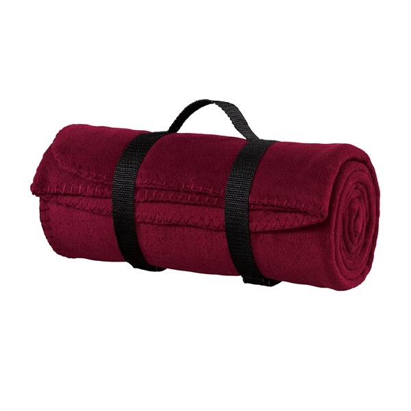 Port Authority® - Value Fleece Blanket with Strap - Image 5