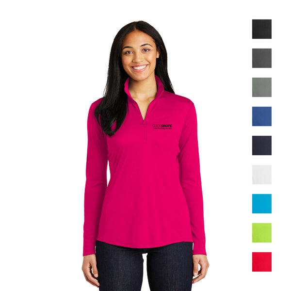 Ladies PosiCharge® Competitor™ 1/4-Zip Pullover - Image 1