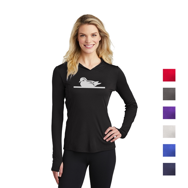 Ladies PosiCharge® Competitor™ Hooded Pullover - Image 1