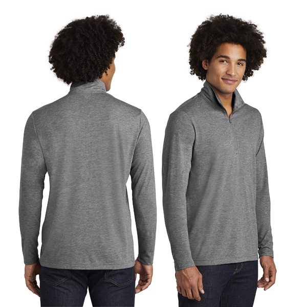 PosiCharge® Tri-Blend Wicking 1/4-Zip Pullover - Image 2