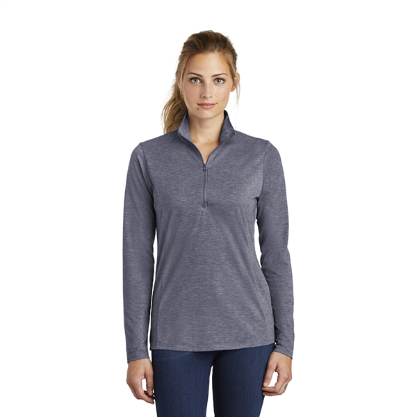 Ladies PosiCharge® Tri-Blend Wicking 1/4-Zip Pullover - Image 6