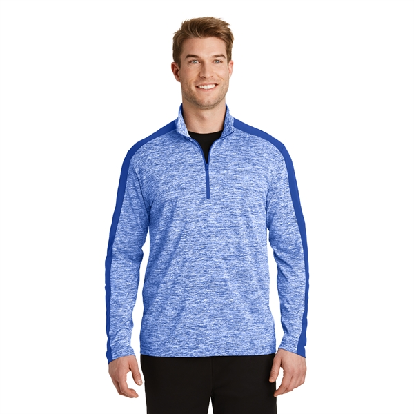PosiCharge® Electric Heather Colorblock 1/4-Zip Pullover - Image 5