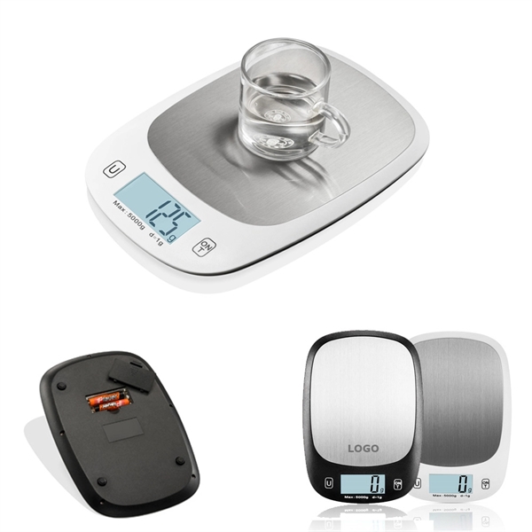 Portable Stainless Steel Digital Kitchen Food Scale - Image 1