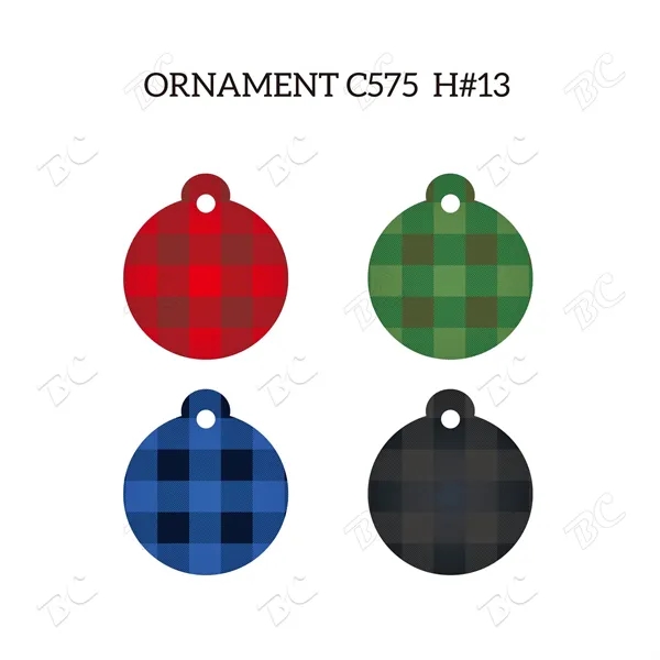 Full Color Christmas Ornament - Round - Image 8