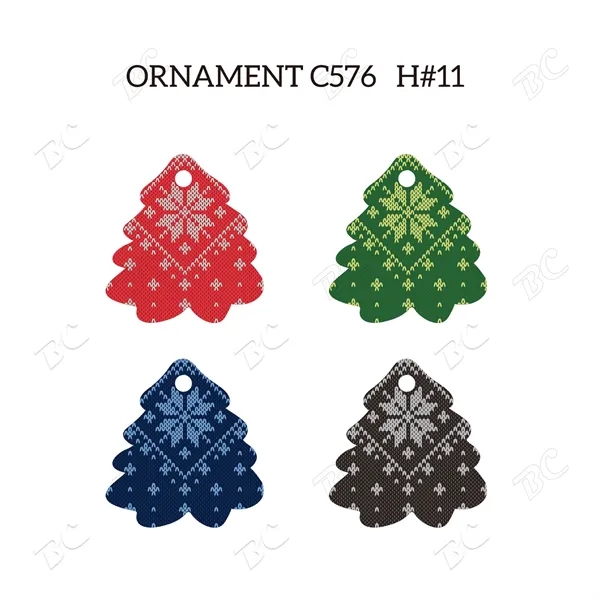 Full Color Christmas Ornament - Tree - Image 6