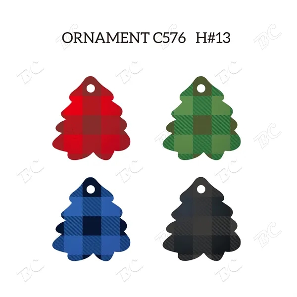 Full Color Christmas Ornament - Tree - Image 8