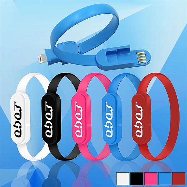 2-In-1 Connector Charging Cable Bracelet - Image 1