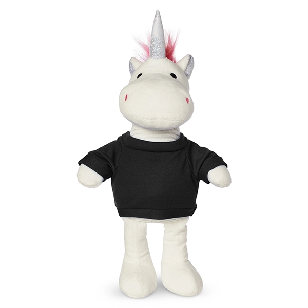 8.5" Plush Unicorn with T-Shirt - Image 2