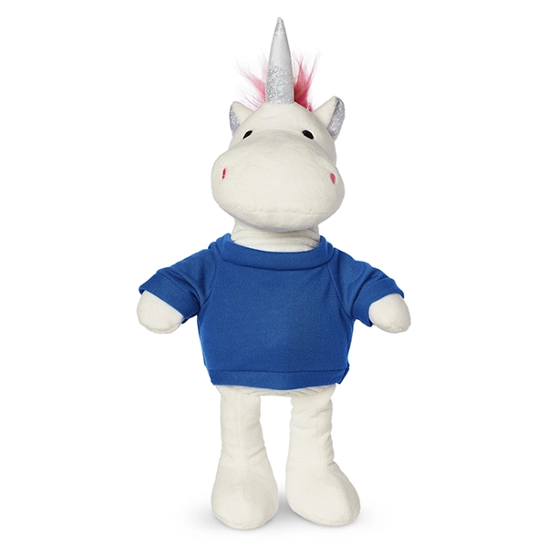 8.5" Plush Unicorn with T-Shirt - Image 4