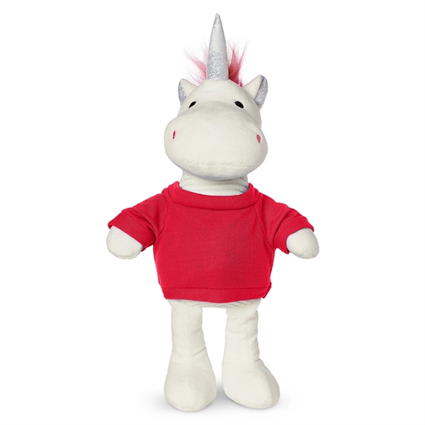 8.5" Plush Unicorn with T-Shirt - Image 6