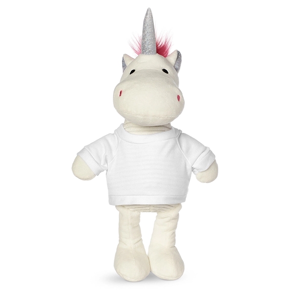 8.5" Plush Unicorn with T-Shirt - Image 7
