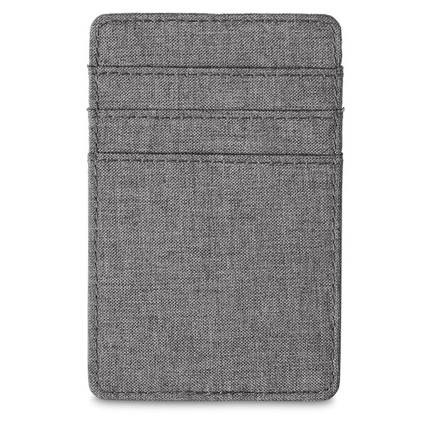 Heathered RFID Wallet with 6 Card Pockets - Image 5