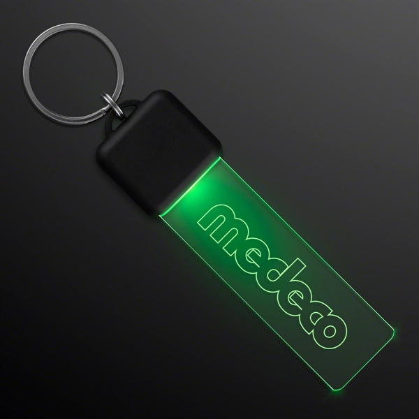 Laser Engraved - Light Up Keychain Light - Image 3