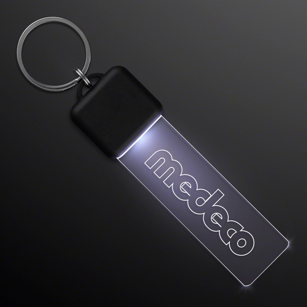 Laser Engraved - Light Up Keychain Light - Image 4