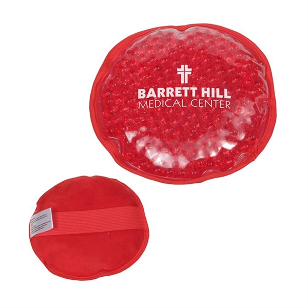 Round Hot/Cold Pack With Plush Backing - Image 2