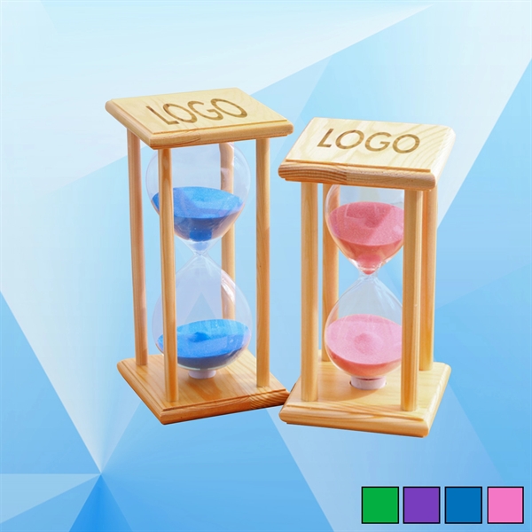 Wooden Hourglass Timer - Image 1