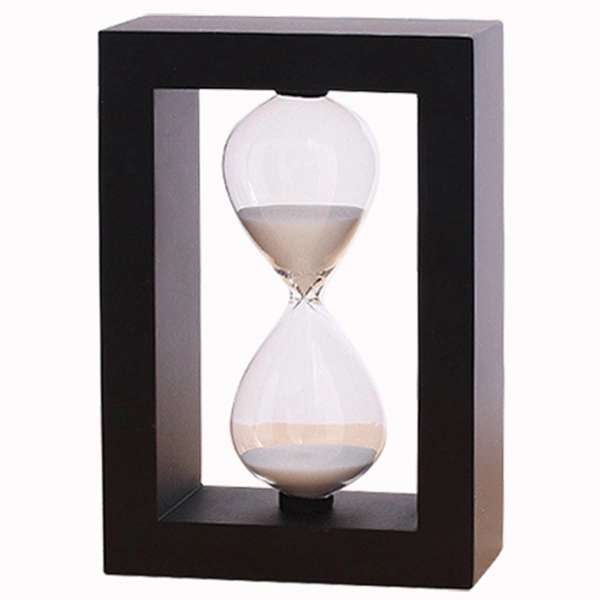 Hourglass Timer w/ Wood Frame - Image 3